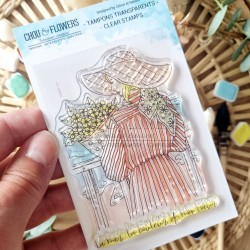 CHOU & FLOWERS TAMPONS CLEAR FILLE BORD DE MER "REVE AZUR"