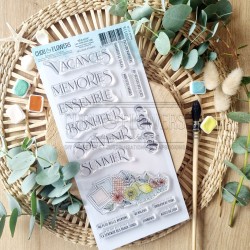CHOU & FLOWERS TAMPONS CLEAR DL LES MOTS C'EST L'ETE "REVE AZUR"