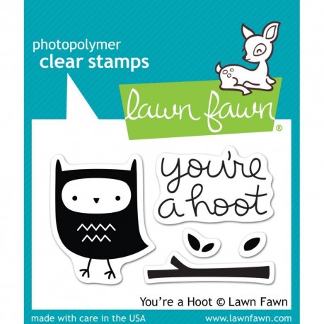 LAWN FAWN STAMPS YOU'RE A HOOT