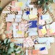 CHOU & FLOWERS DIE CUTS ETIQUETTES SUD "REVE AZUR"