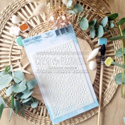 CHOU & FLOWERS POCHOIR A6 SOLEIL "REVE AZUR"
