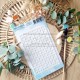 CHOU & FLOWERS POCHOIR A6 GEOMETRIQUE "REVE AZUR"