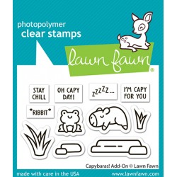 LAWN FAWN CLEAR STAMPS - CAPYBARAS! ADD-ON