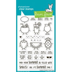 LAWN FAWN CLEAR STAMPS - SUMMER FRIENDS
