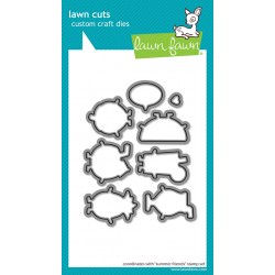 LAWN FAWN DIES - SUMMER FRIENDS DIES