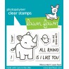LAWN FAWN CLEAR STAMPS - RHINO MITE