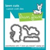 LAWN FAWN DIES - I LOVE YOU MOWER DIES
