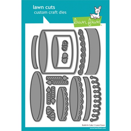 LAWN FAWN DIES - BUILD A CAKE DIES