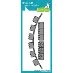 LAWN FAWN DIES - FIESTA BANNER BORDER DIES