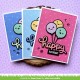LAWN FAWN DIES - SET 2 DIES - SCRIPTY HAPPY & SCRIPTY HAPPY OUTLINE