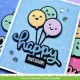 LAWN FAWN DIES - SET 2 DIES - SCRIPTY HAPPY & SCRIPTY HAPPY OUTLINE