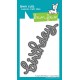 LAWN FAWN DIES - SET 2 DIES - SCRIPTY BIRTHDAY & SCRIPTY BIRTHDAY OUTLINE