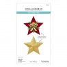 SPELLBINDERS BARN STAR WREATH ETCHED DIES