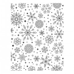 Spellbinders BETTERPRESS PLATE SNOWFALL SHIMMER