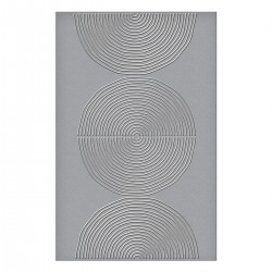 SPELLBINDERS LINED CIRCLES EMBOSSING FOLDER