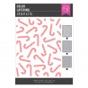 HERO ARTS CANDY CANE TOSS UP STENCIL