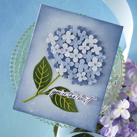 HERO ARTS LAYERED HYDRANGEA ETCHED DIES