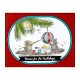 SPELLBINDERS - HOUSE MOUSE Unwrapping Memories CLING RUBBER STAMP