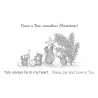 SPELLBINDERS - HOUSE MOUSE Tree-mendous CLING RUBBER STAMP