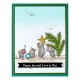 SPELLBINDERS - HOUSE MOUSE Tree-mendous CLING RUBBER STAMP