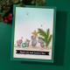 SPELLBINDERS - HOUSE MOUSE Tree-mendous CLING RUBBER STAMP