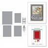 SPELLBINDERS BOW and BELL SCALLOP FRAME ETCHED DIES