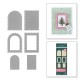 SPELLBINDERS POSTAGE STAMP 3D EMBOSS & CUT FOLDER