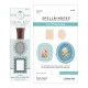 SPELLBINDERS 2 pces FRAMES WAX SEAL STAMPS & DIES SET