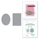 SPELLBINDERS 2 pces FRAMES WAX SEAL STAMPS & DIES SET