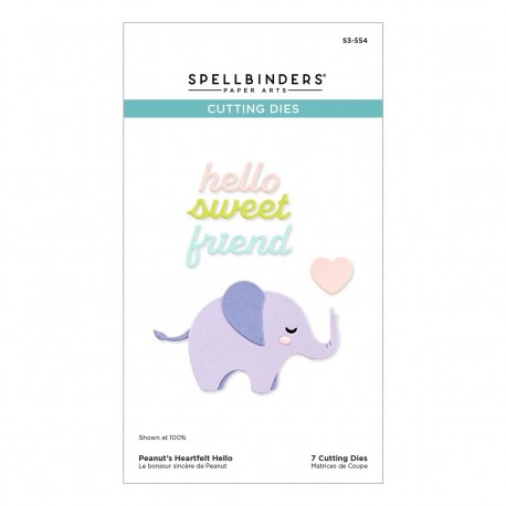 SPELLBINDERS PEANUT'S HEARTFELT HELLO