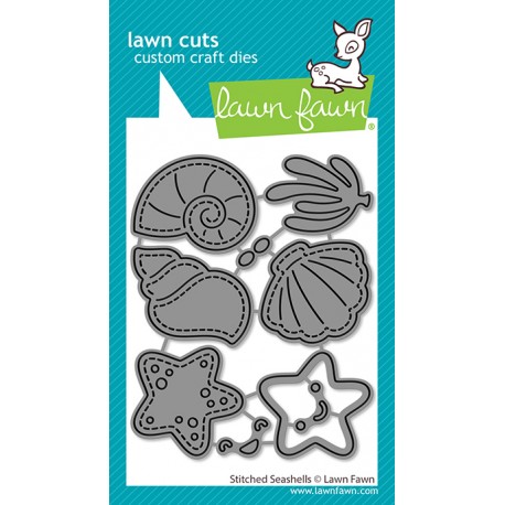 LAWN FAWN DIES - STITCHED SEASHELLS DIES
