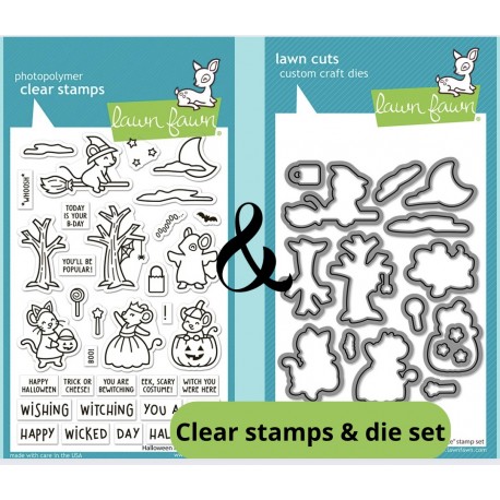 LAWN FAWN CLEAR STAMPS - HALLOWEEN MICE