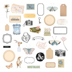 LES ATELIERS DE KARINE "VINTAGE JOURNAL" DIE-CUTS