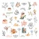 LES ATELIERS DE KARINE "VINTAGE JOURNAL" DIE-CUTS CALQUE