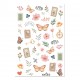 LES ATELIERS DE KARINE "VINTAGE JOURNAL" PUFFY STICKERS