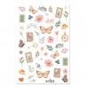 LES ATELIERS DE KARINE "VINTAGE JOURNAL" PUFFY STICKERS