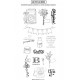 LES ATELIERS DE KARINE "VINTAGE JOURNAL" Tampon Clear UN PETIT AIR RETRO