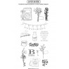 LES ATELIERS DE KARINE "VINTAGE JOURNAL" Tampon Clear UN PETIT AIR RETRO