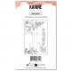 LES ATELIERS DE KARINE "VINTAGE JOURNAL" Tampon Clear CARTE POSTALE