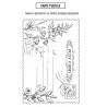 LES ATELIERS DE KARINE "VINTAGE JOURNAL" Tampon Clear CARTE POSTALE