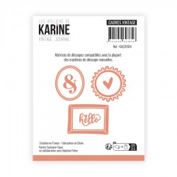LES ATELIERS DE KARINE "VINTAGE JOURNAL" DIES CADRES VINTAGE
