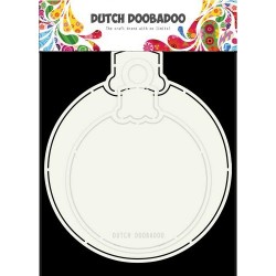 Dutch Doodaboo Dutch CARD ART christmas Ball 2 pces