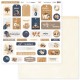 FLORILEGES DESIGN KIT IMPRIMES, 30,5 x 30,5 cm "GINKGO"