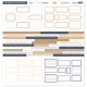 FLORILEGES DESIGN KIT IMPRIMES, 30,5 x 30,5 cm "GINKGO"
