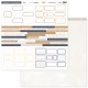 FLORILEGES DESIGN KIT IMPRIMES, 30,5 x 30,5 cm "GINKGO"
