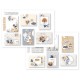 FLORILEGES KIT CREATIF CARTES "GINKGO"