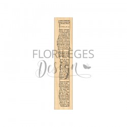 FLORILEGES DESIGN TAMPON BOIS PAGE DéCHIRéE