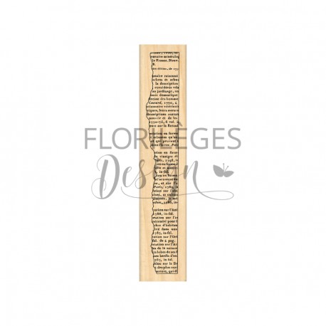 FLORILEGES DESIGN TAMPON BOIS PAGE DéCHIRéE