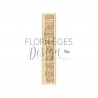 FLORILEGES DESIGN TAMPON BOIS PAGE DéCHIRéE