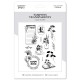 FLORILEGES DESIGN TAMPONS CLEAR CARPE DIEM "GINKGO"